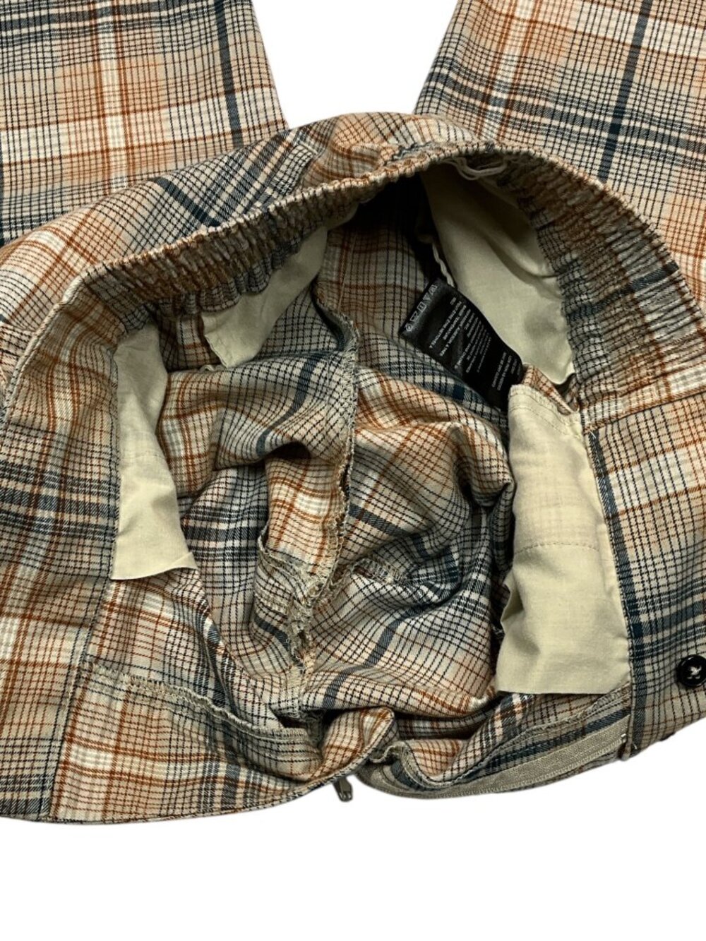 Urban Outfitters Plaid Pleated Front Trouser Pants S High Rise Academia - Picture 11 of 16
